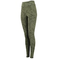 Calça Legging Oxer Campeão Print Cós Baixo Feminina VERDE ESCURO
