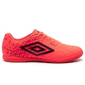 Chuteira Futsal Adulto Umbro Class Neo Fiery CORAL/PRETO