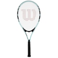 Raquete De Tênis Wilson Federer 110 - Iniciante - Adulto AZUL CLARO/PRETO