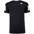 Camiseta adidas Club 3 Listras - Masculina PRETO