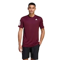 Camiseta adidas Club 3 Listras - Masculina MARINHO/VERDE/BRANCO