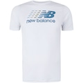 Camiseta New Balance Multi Color Performance Masculina BRANCO
