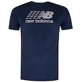 Camiseta New Balance Multi Color Performance Masculina AZUL ESCURO