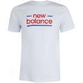 Camiseta New Balance Linear Lines Masculina BRANCO