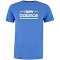 Camiseta New Balance Linear Lines Masculina AZUL