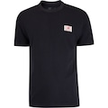 Camiseta New Balance Woven Label Masculina PRETO