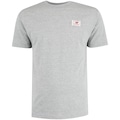 Camiseta New Balance Woven Label Masculina CINZA