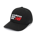 Boné Adulto New Balance 6 Panel Athletics Aba Curva PRETO