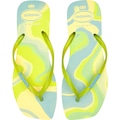 Chinelo Havaianas Slim Square Jelly Feminino BEGE