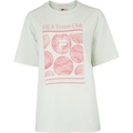 Camiseta Fila Letter Graphic Feminina VERDE CLA/ROSA
