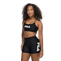 Top Fila Alça Train Elastic V Adulto PRETO