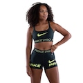 Top Nike Pro Sem Bojo Adulto PRETO/VERDE CLA