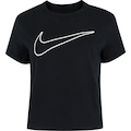 Camiseta Nike Sportswear Club Feminina PRETO