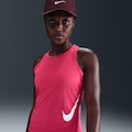 Camiseta Regata Nike Tempo Swoosh Hybrid Tank Feminina ROSA