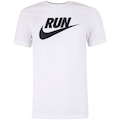 Camiseta Nike Tee Run Swoosh Masculina BRANCO