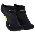 Meia Para Corrida Nike Running No Show 1 par PRETO