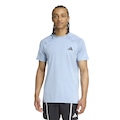 Camiseta adidas Gym+ Masculina AZUL CLARO