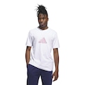 Camiseta adidas Gráfica Masculina BRANCO