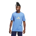 Camiseta adidas Gráfica Masculina AZUL