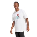 Camiseta adidas Doodle Hunt Bike Masculina BRANCO