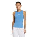 Camiseta Regata adidas Essentials Linear Feminina AZUL CLARO