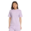 Camiseta adidas Stripes Feminina ROXO CLARO/BRANCO