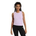 Camiseta Regata adidas Soft Lux Tank Feminina ROXO CLARO