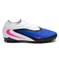 Chuteira Society Adulto Nike Phantom 6 Reactx Pro AZUL/BRANCO