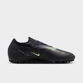 Opção de cor PRETO/VERDE de Chuteira Society Adulto Nike Phantom 6 Reactx Pro