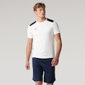 Camiseta Penalty Shoulder Masculina BRANCO/AZUL ESC