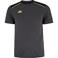 Camiseta Penalty Shoulder Masculina CINZA/PRETO