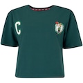 Camiseta Cropped do Boston Celtics NBA Street NB528 Feminina VERDE