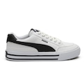 Tênis Unissex PUMA Court Classic Vulc FS BRANCO/PRETO