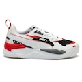 Tênis Masculino Puma X-Ray 3 BDP BRANCO/VERMELHO