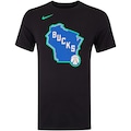 Camiseta Milwaukee Bucks NBA Nike Logo Masculina PRETO