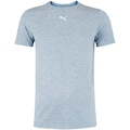 Camiseta Puma Mesclada Treino Essentials Masculina AZUL