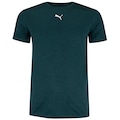 Camiseta Puma Mesclada Treino Essentials Masculina VERDE