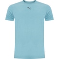 Camiseta Puma Mesclada Treino Essentials Masculina AZUL/PRETO