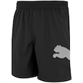 Bermuda Puma Tad Essential Big Logo 7 Masculina PRETO