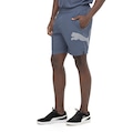 Bermuda Puma Tad Essential Big Logo 7 Masculina AZUL CLARO