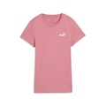 Camiseta Puma Essential Small Logo Feminina ROSA/BRANCO