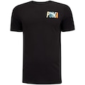 Camiseta Puma Essential Graphics Multicolored - Masculina PRETO