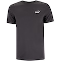 Camiseta Puma Essentials Small Logo No.1 Masculina CINZA ESCURO
