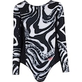 Maiô Speedo Classic Octopus Manga Longa Adulto PRETO