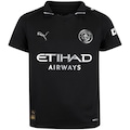 Camisa do Manchester City II 25/26 Torcedor Puma Away Juvenil PRETO
