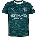 Camisa do Manchester City IV 25/26 Puma Juvenil VERDE ESCURO