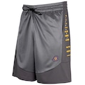 Bermuda do Los Angeles Lakers NBA Sint Spell N0876 Masculina CINZA ESC MESCLA