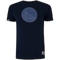 Camiseta Golden State Warriors NBA Shield N0942 Masculina AZUL ESCURO