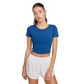 Camiseta Cropped Nike Dri-FIT One Feminina AZUL