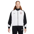 Jaqueta do Corinthians Nike Hino Academy Pro Feminina BRANCO/PRETO